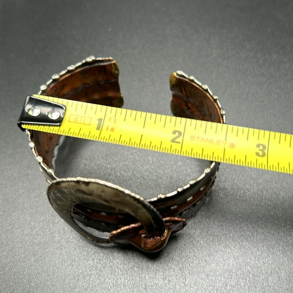 Creative Copper Brass Copper Cuff Bracelet - Picture 8 of 9